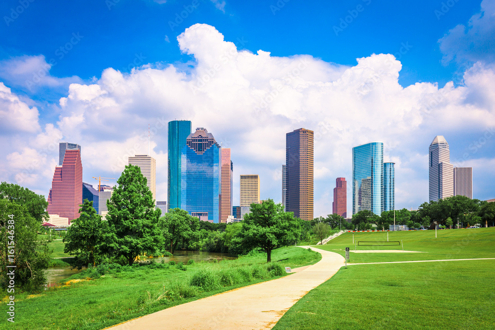 Houston, Texas, USA city skyline,