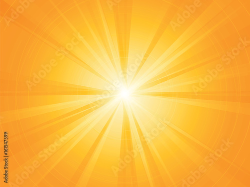 yellow rays radial sun background