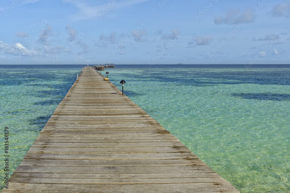 Fototapeta premium Wyspa Malediwy.