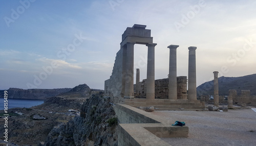 Lindos and the Acropolis Rhodes island Greece