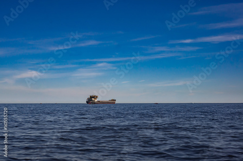 Ship in the sea