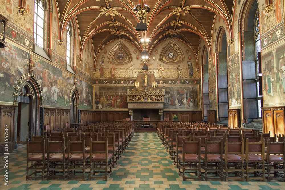 Interior of the Bruges City Hall