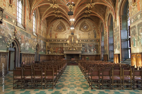 Interior of the Bruges City Hall