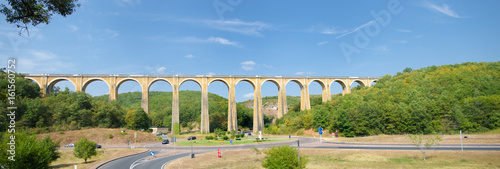 railway viaduct in drodogne photo