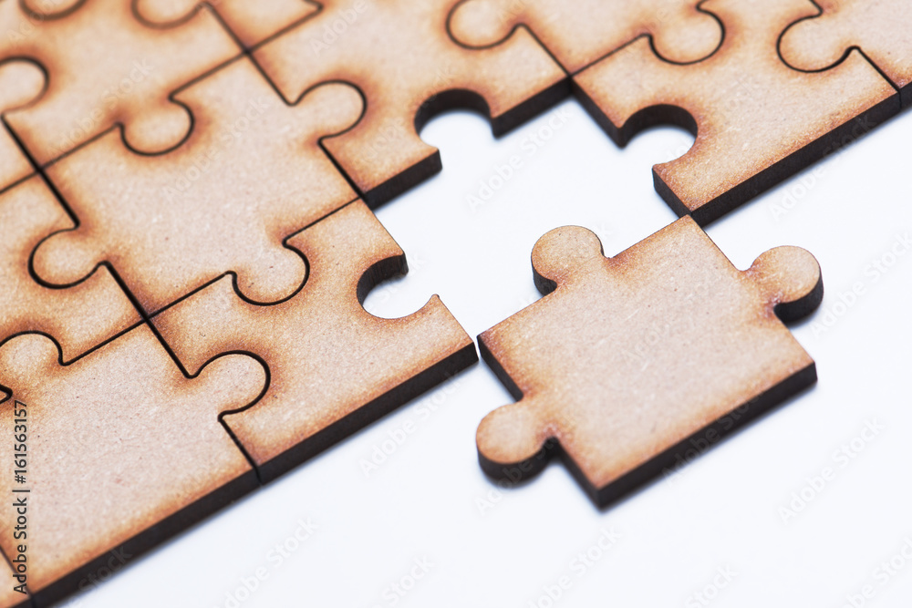 Puzzle close up Puzzle close up