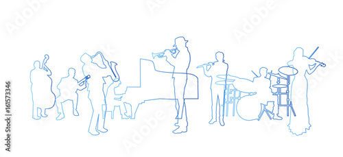musicisti, musica, concerto, festa