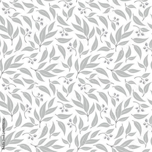 Seamless  eucalyptus  leaf pattern.