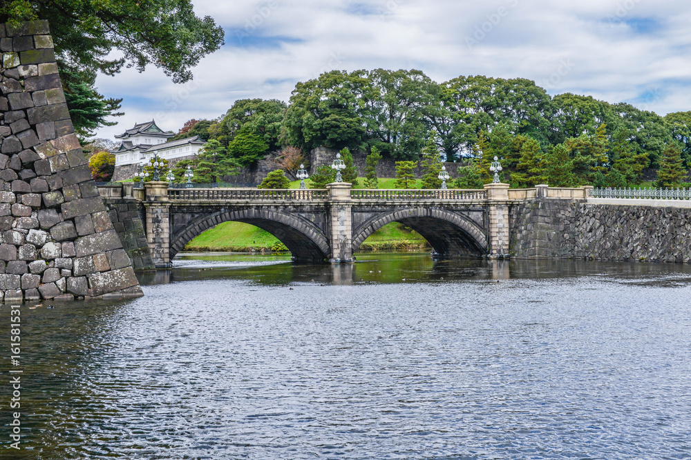 The bridge of the Tokyo imperial palace