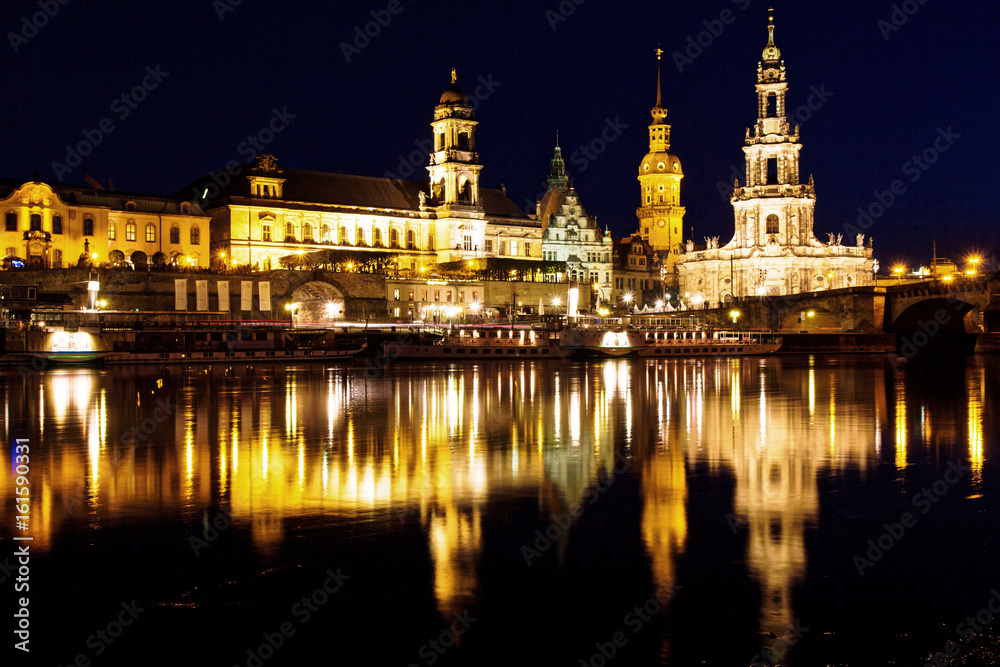 Dresden Old City , near  Marien bridge.