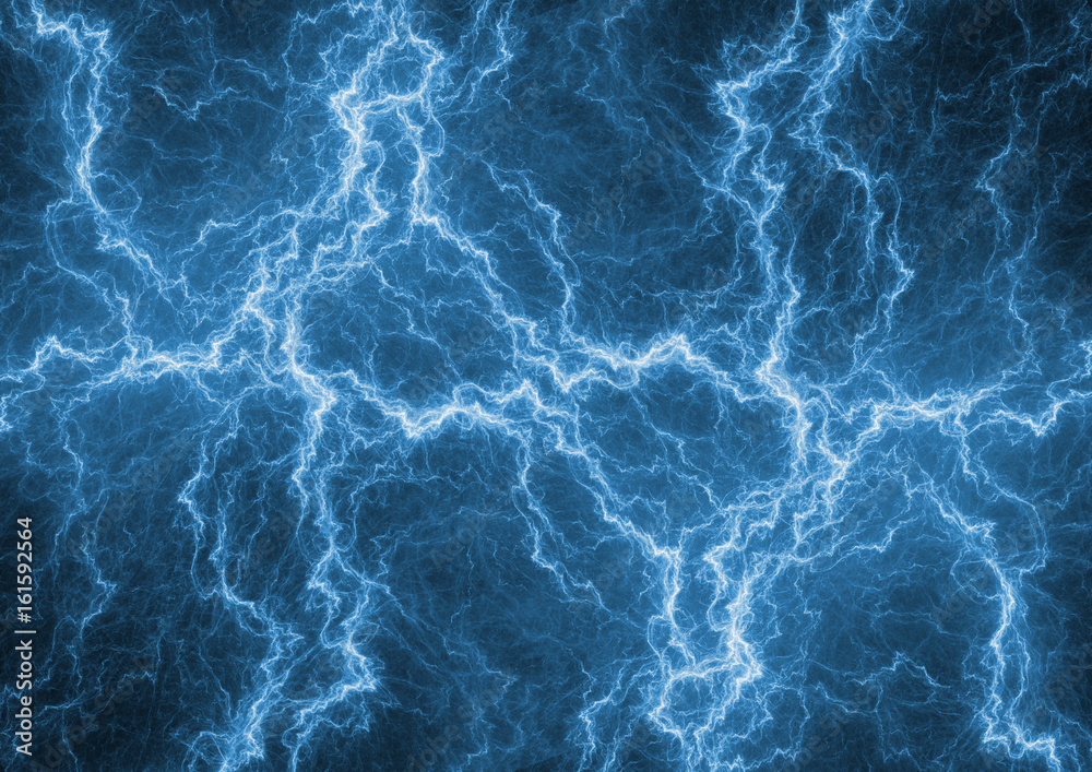 Blue lightning background, abstract plasma Blue lightning background, abstract plasma