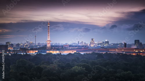 Berliner Skyline mit Fernsehturm und Funkturm photo