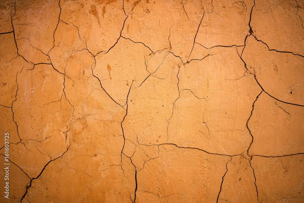 Broken clay background and texture Broken clay background and texture