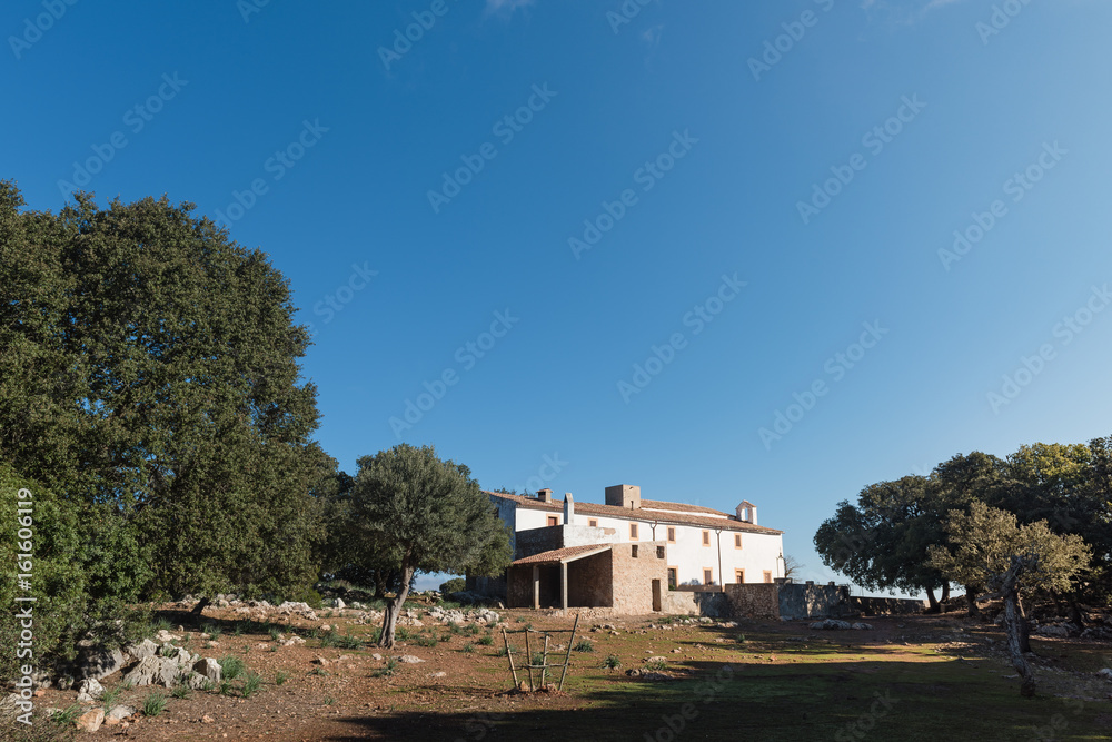 Maristella Ermitage in Esporles. Mallorca - obrazy, fototapety, plakaty 