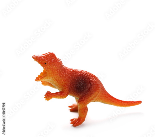 Pachycephalosaurus, Toy plastic dinosaur isolated on white background photo