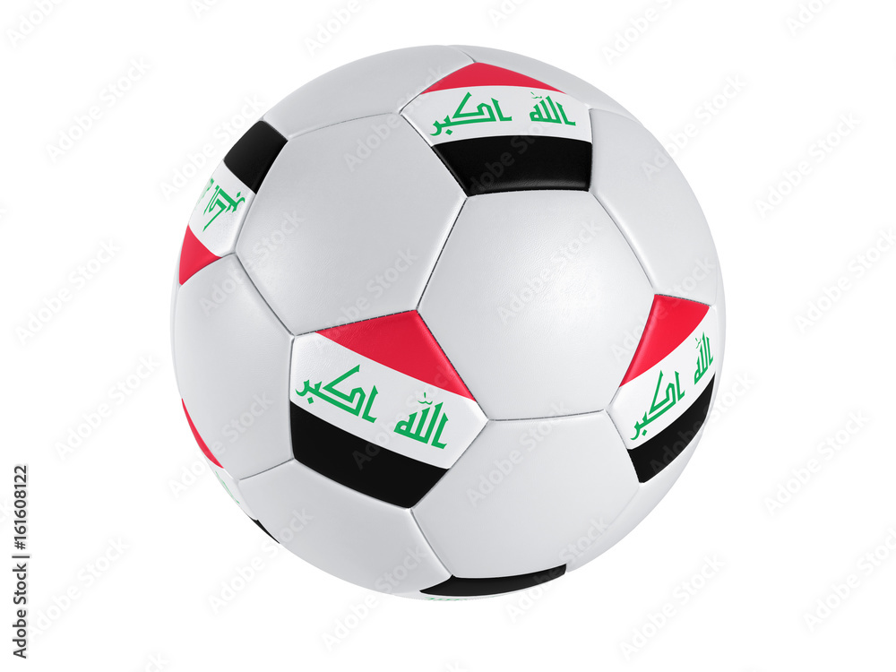Fototapeta premium flag ball soccer