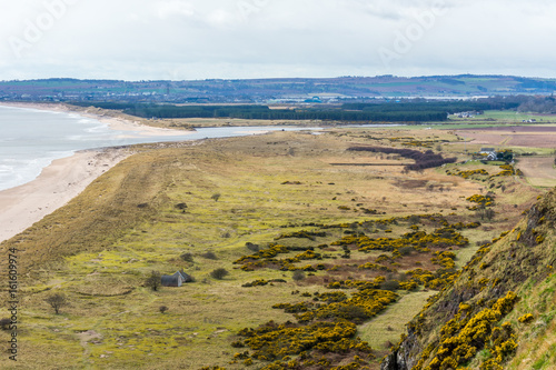 Montrose basin from St. Cyrus cliff top.