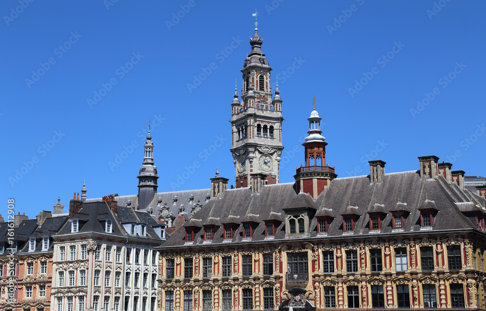 Old Stock Exchange building in Lille, France