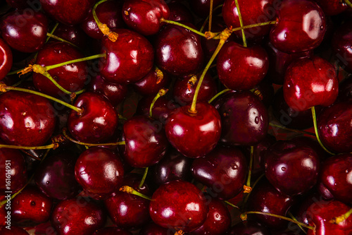 Picture of a ripe red cherry