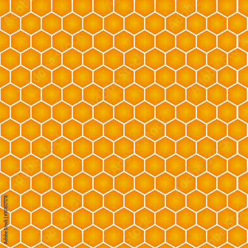Vector Honeycomb Seamless Pattern