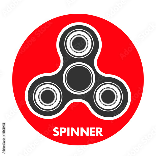 Spinner vector illustration for promotion advertising campaign