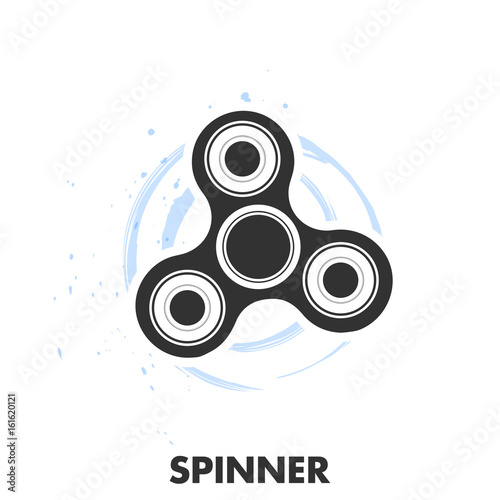 Spinner vector illustration for promotion advertising campaign