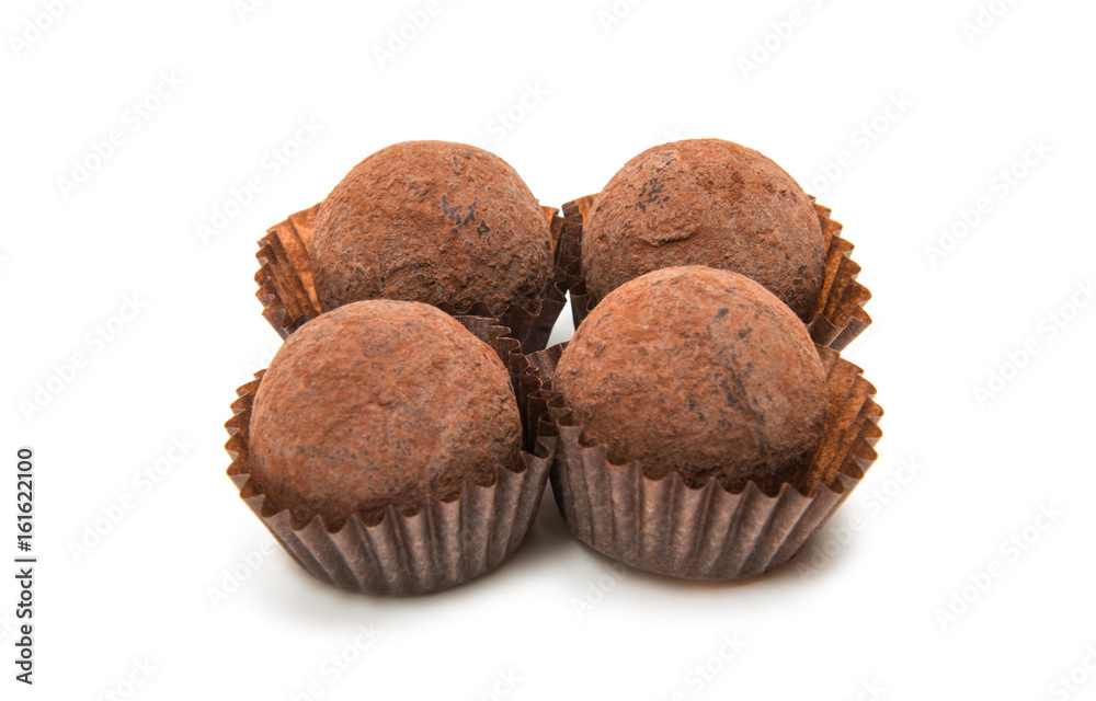 Candy truffles isolated Candy truffles isolated