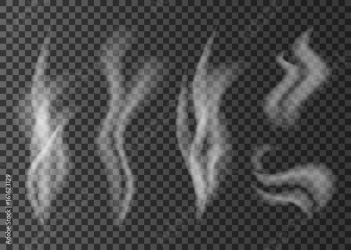 Smoke  from a cup of coffee or tea.