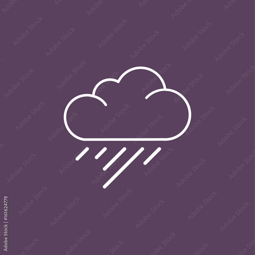 Rain Cloud Vector Rain Cloud Vector