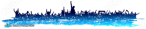 Background for sporting events and concerts.