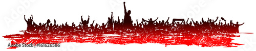 Background for sporting events and concerts.