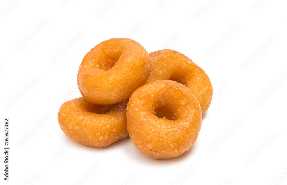 Small donuts isolated