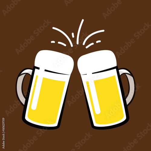 anstoßen mit bier