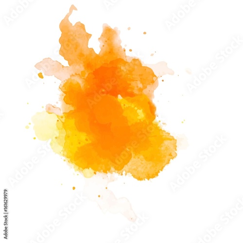 Abstract art orange background. Digital painting. Color texture. 