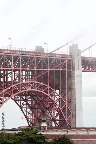 Golden Gate details in San Francisco USA © Ayrat A.