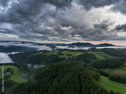 Schwarzwald von oben photo