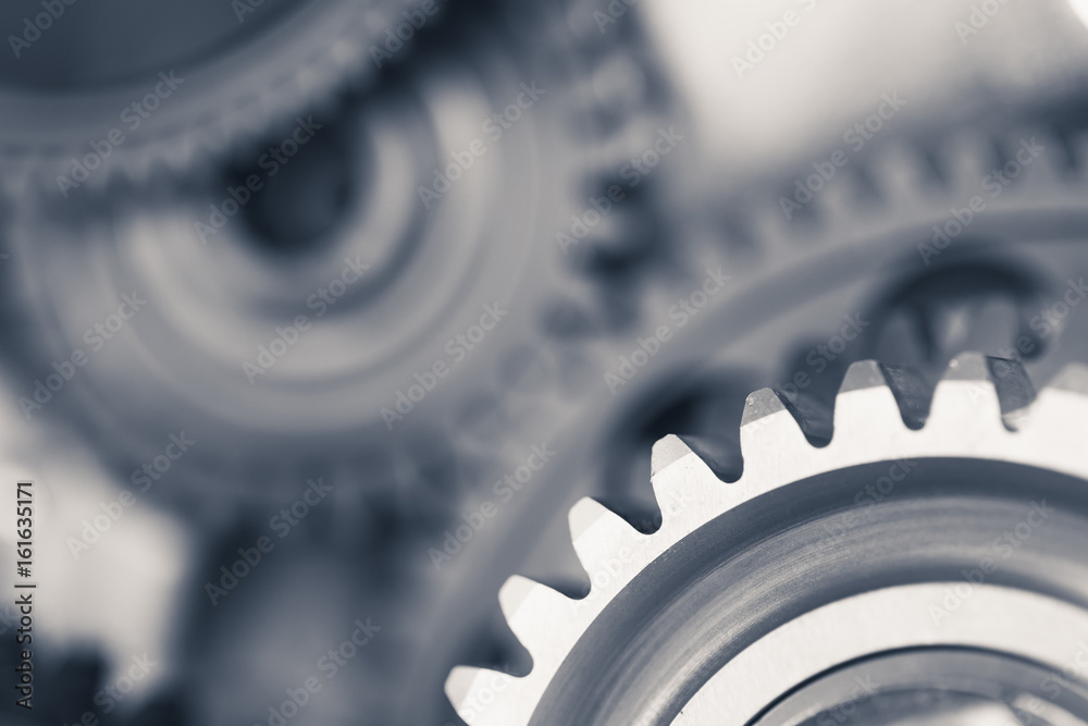 engine gear wheels, industrial background engine gear wheels, industrial background