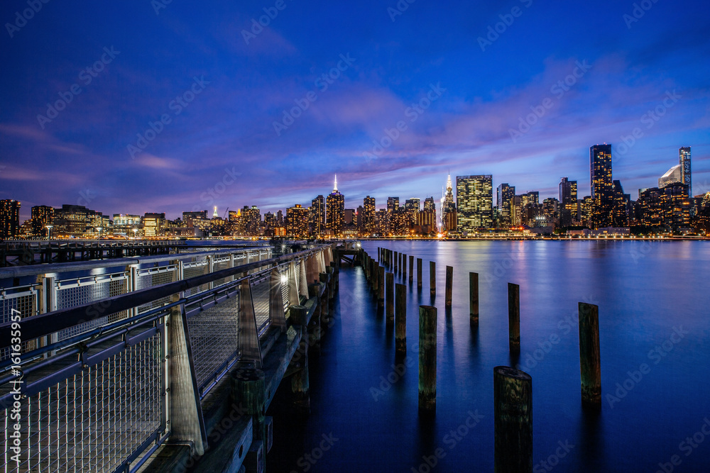 Sunset at Midtown Manhattan Skyline, New York United States