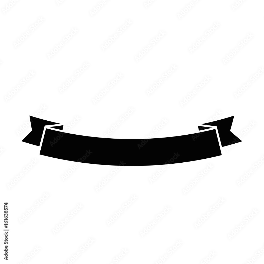 decorative ribbon icon over white background vector illustration decorative ribbon icon over white background vector illustration