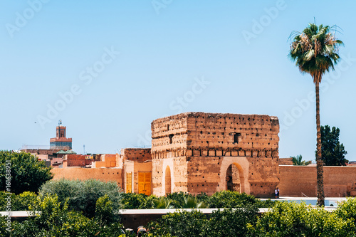 el badi palace at marrakech, morocco
