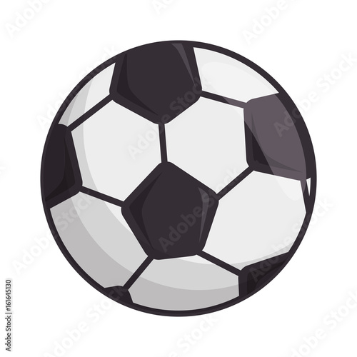 soccer ball icon over white background colorful design vector illustration