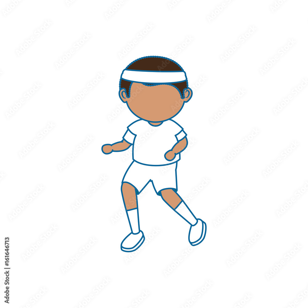 avatar boy icon over white background vector illustration
