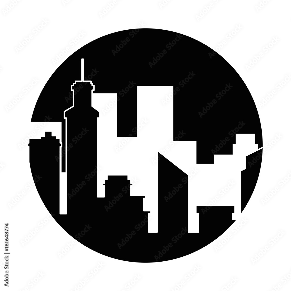 city view silhouette icon vector graphic illustration city view silhouette icon vector graphic illustration