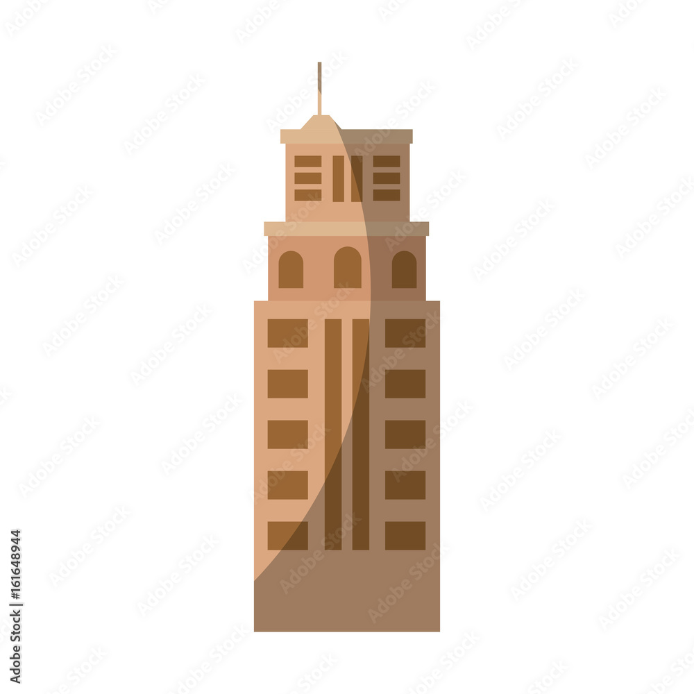 urban building tower icon vector graphic illustration