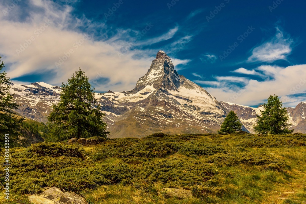 Fototapeta premium Zermatt, ski resort of switzerland