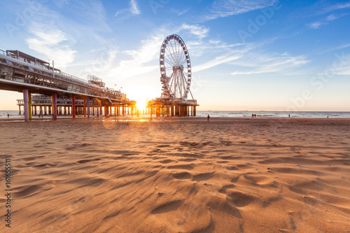 Obraz na płótnie Dutch beach w salonie