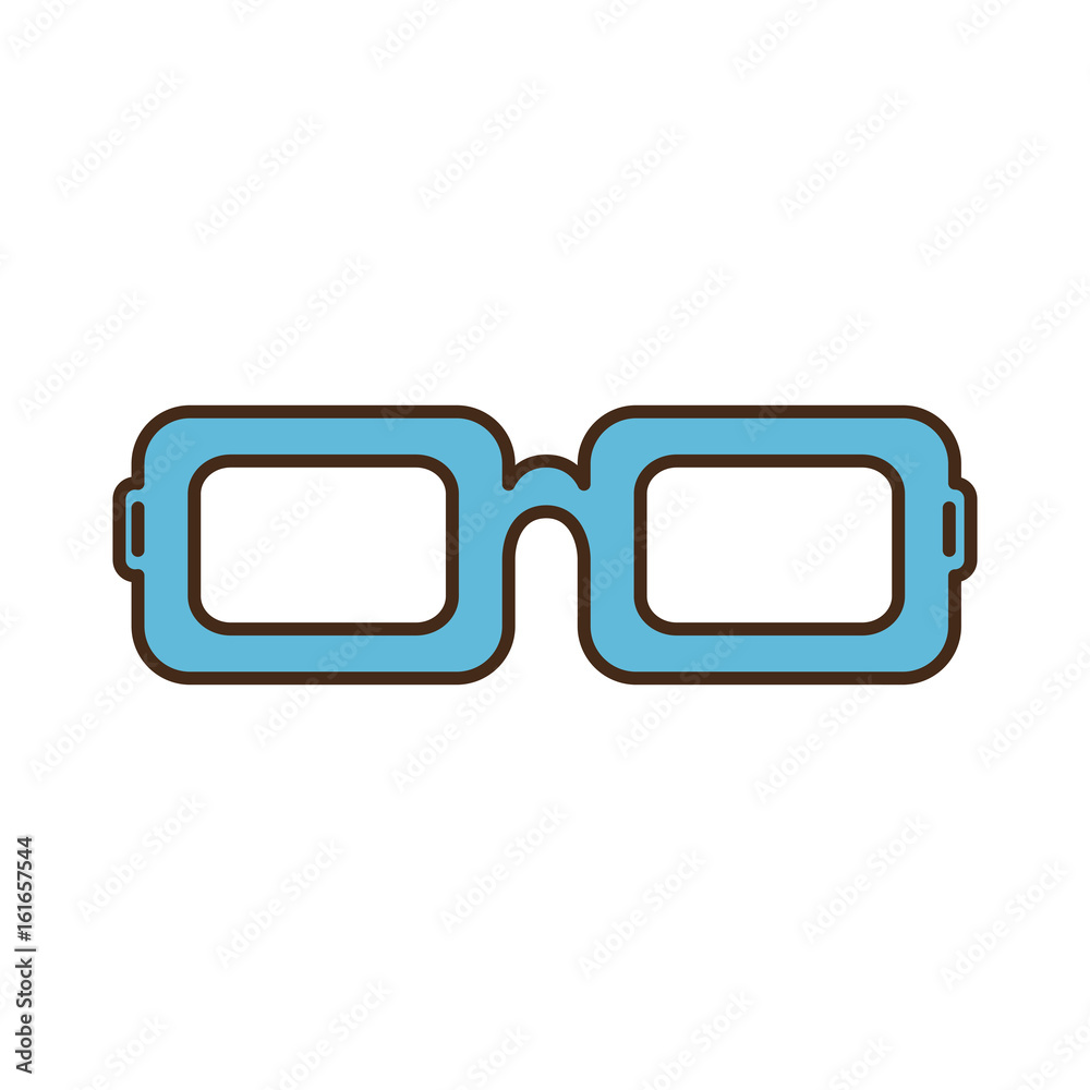 isolated blue glasses icon vector illustration graphic design isolated blue glasses icon vector illustration graphic design