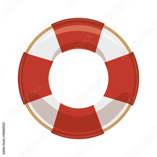 isolated lifebuoy icon icon vector graphic illustration