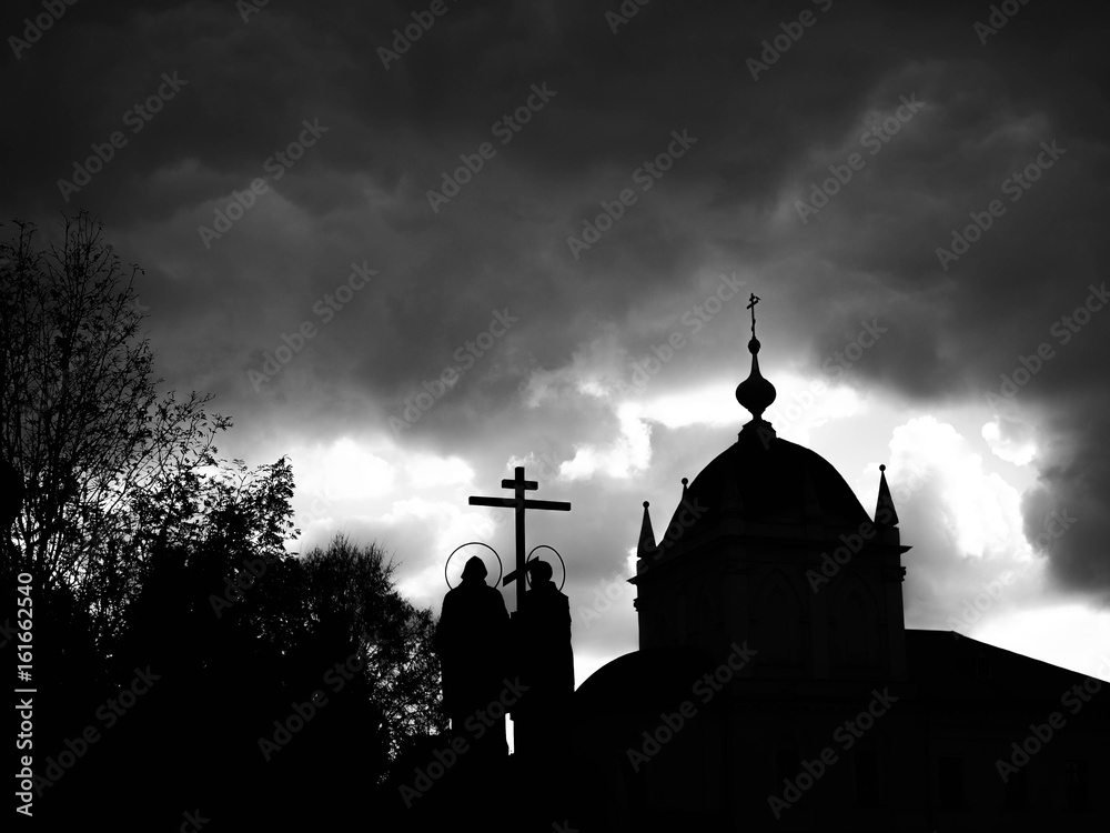 Orthodox Church silhouette