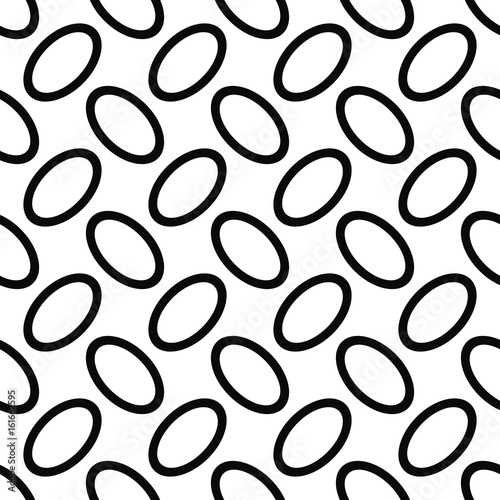 Seamless diagonal ellipse pattern