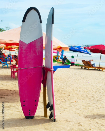 Surfing rental on Bali island